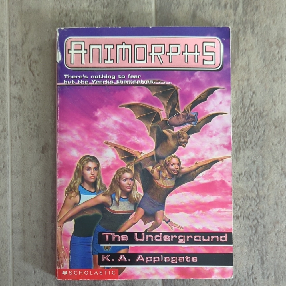 Animorphs #17: The Underground - Pink and Purple Cover